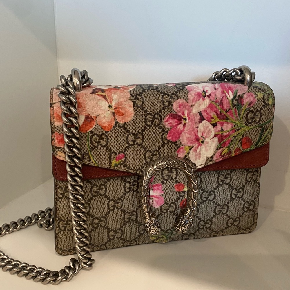 Authentic floral Gucci bag